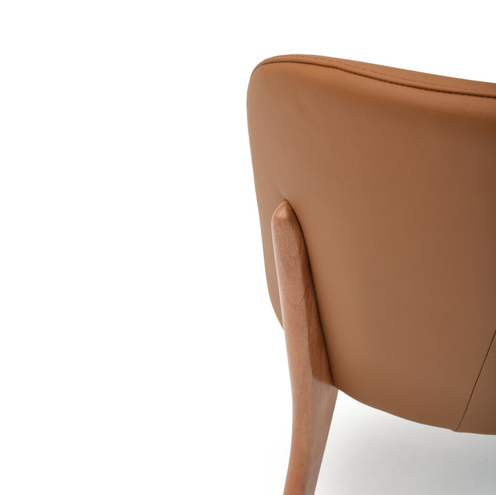 Evy Leather Chair Cognac