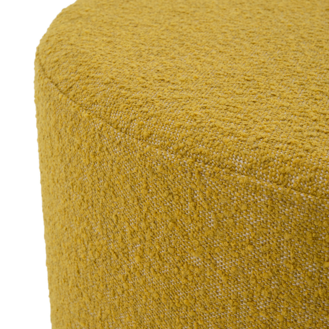 Emondi Fabric Ottoman Yellow