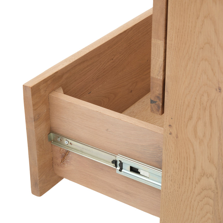 Noemi 5-Drawer Chest Light Brown