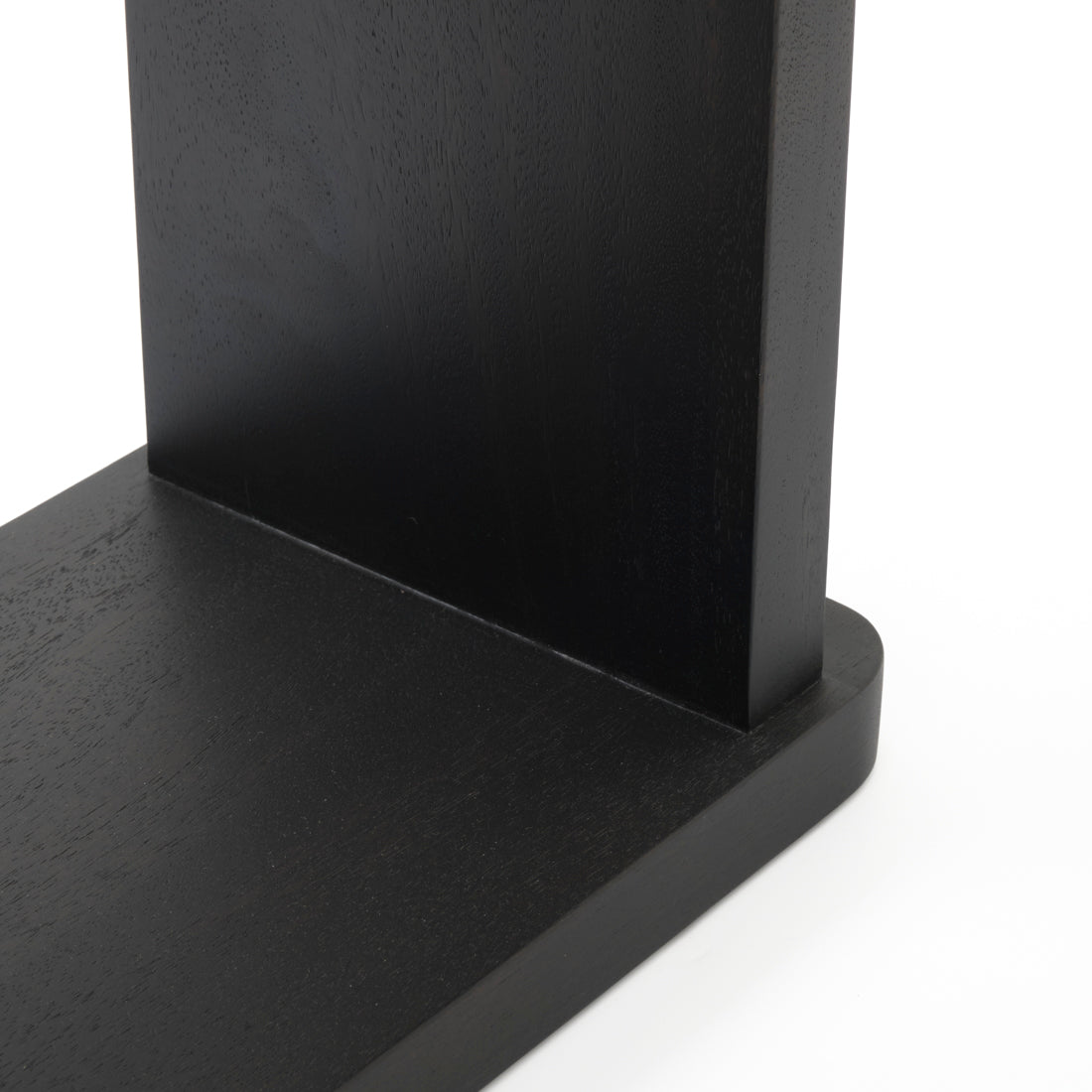 Siya Wood Accent Table Black
