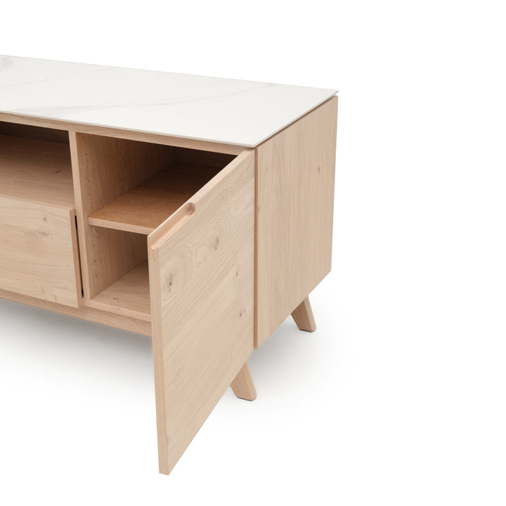 Elaina TV and Entertainment Unit Light Brown