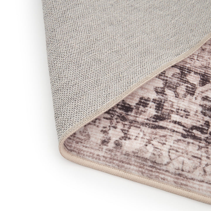 Welvetti Area Rug Dark Brown
