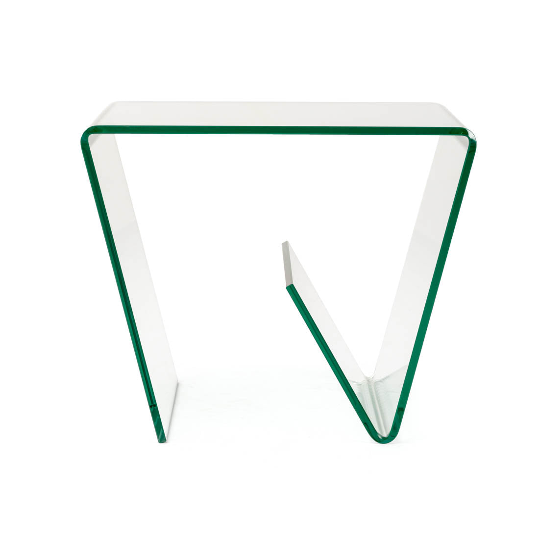 Nitaki Glass End Table Clear