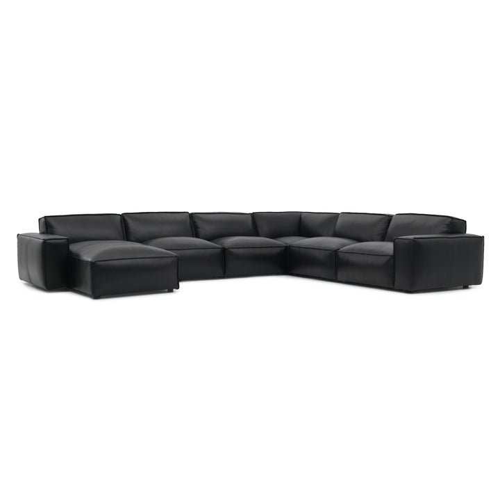 Nook Leather Modular Set Black