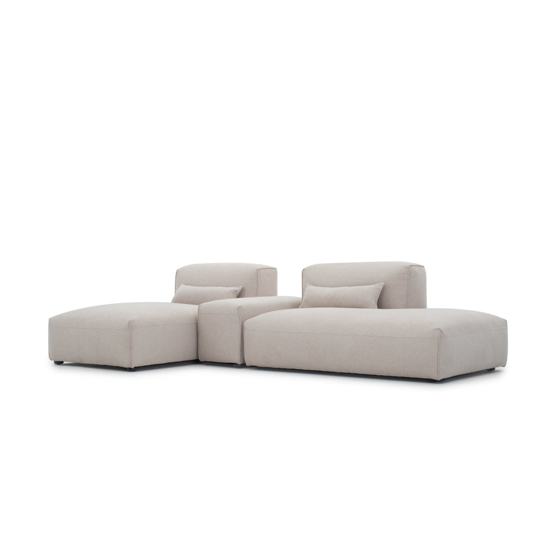 Ellemia Fabric Modular Set Beige
