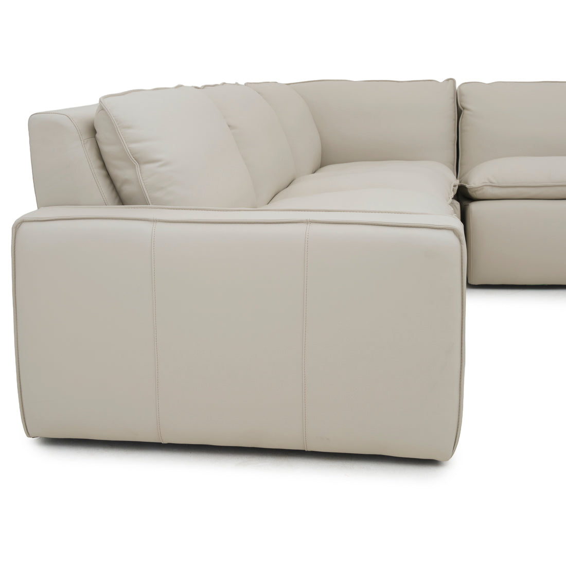 Nadyna Leather Modular Set Beige