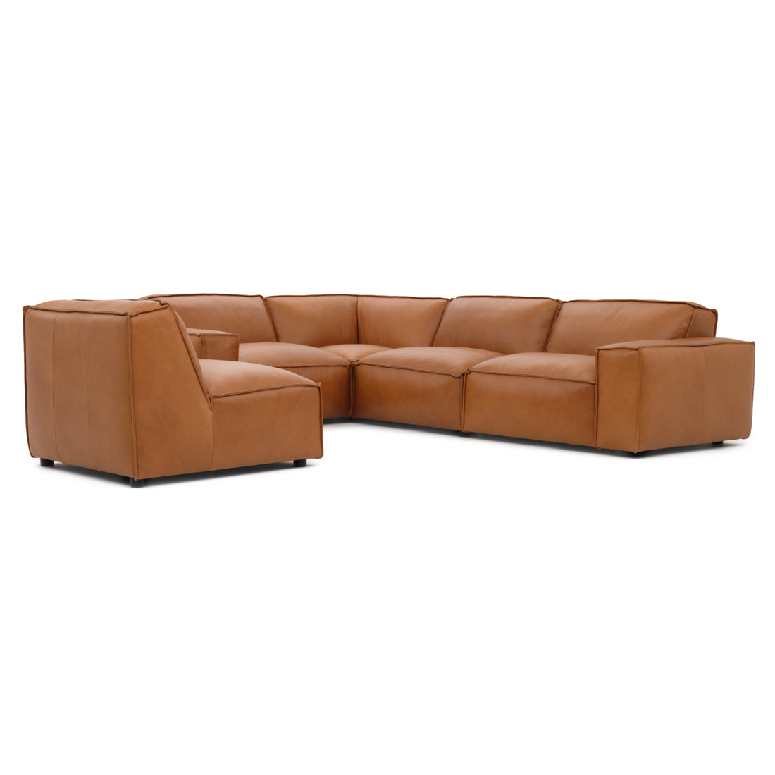 Nook Leather Modular Set Cognac