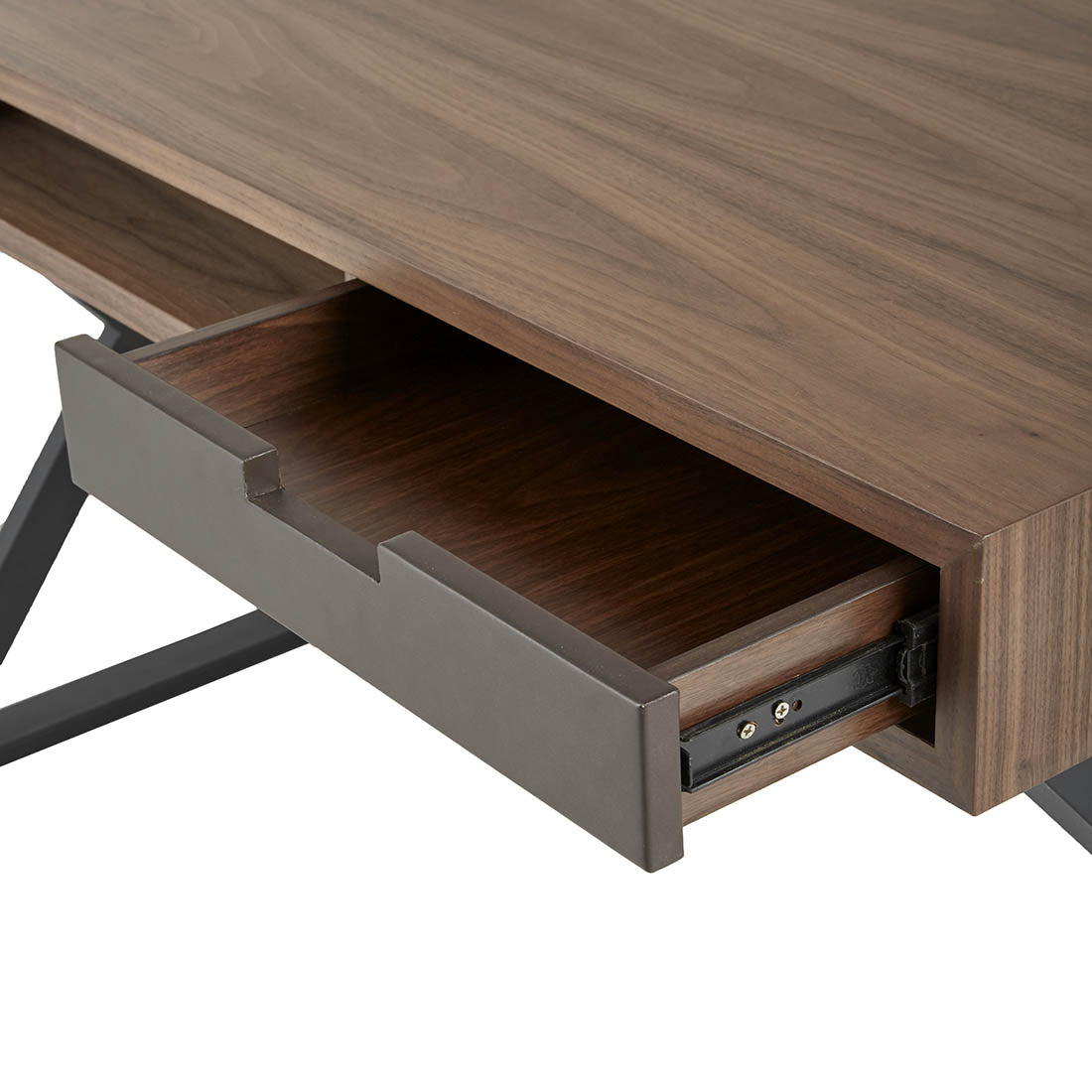 Neghan Desk Dark Brown