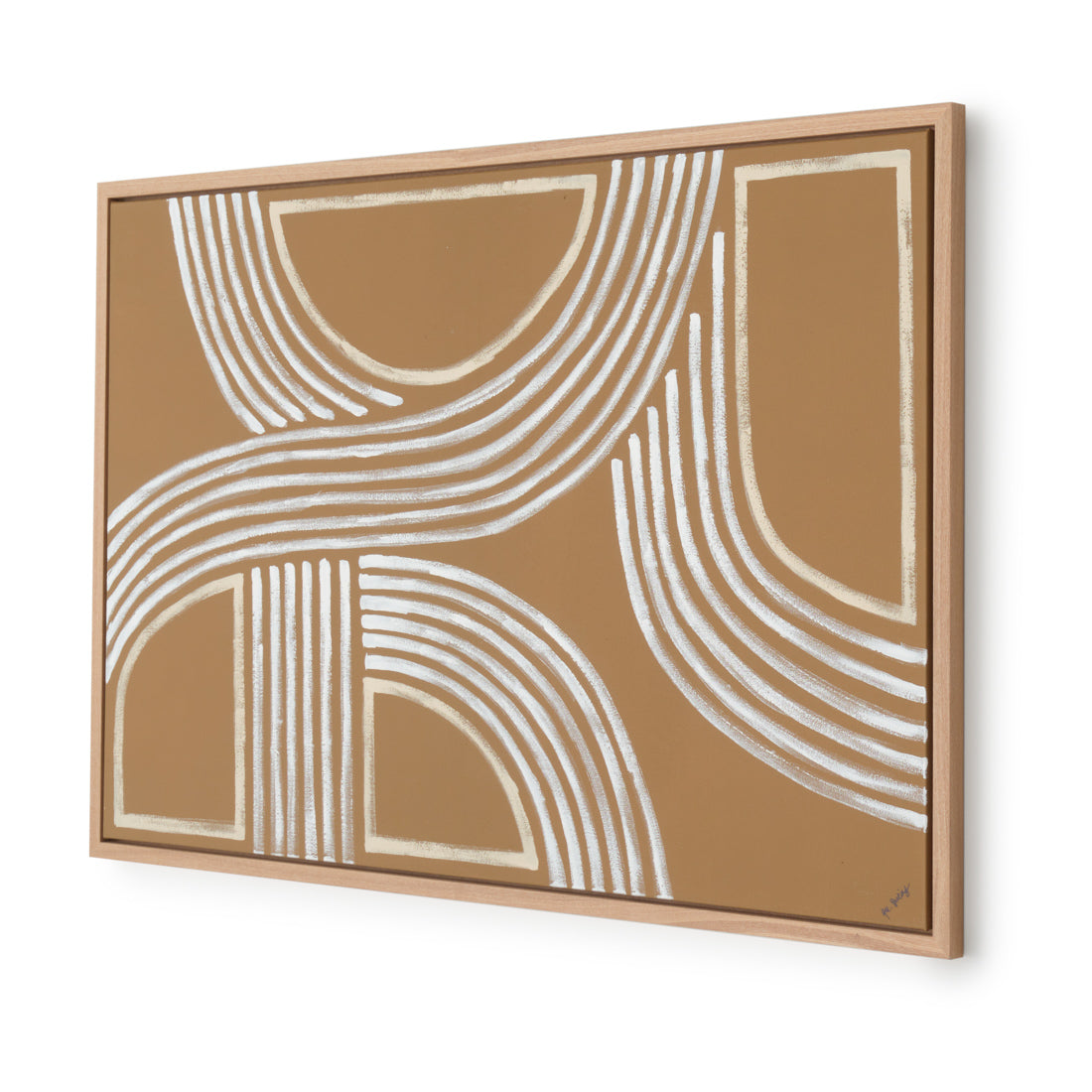 Nomadi Painting on Canvas Gold