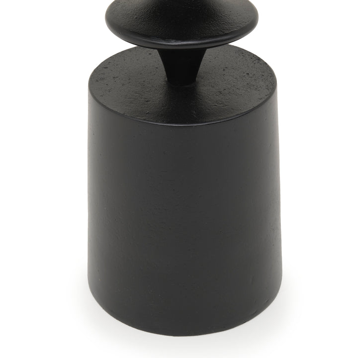 Esdra Metal Accent Table Black