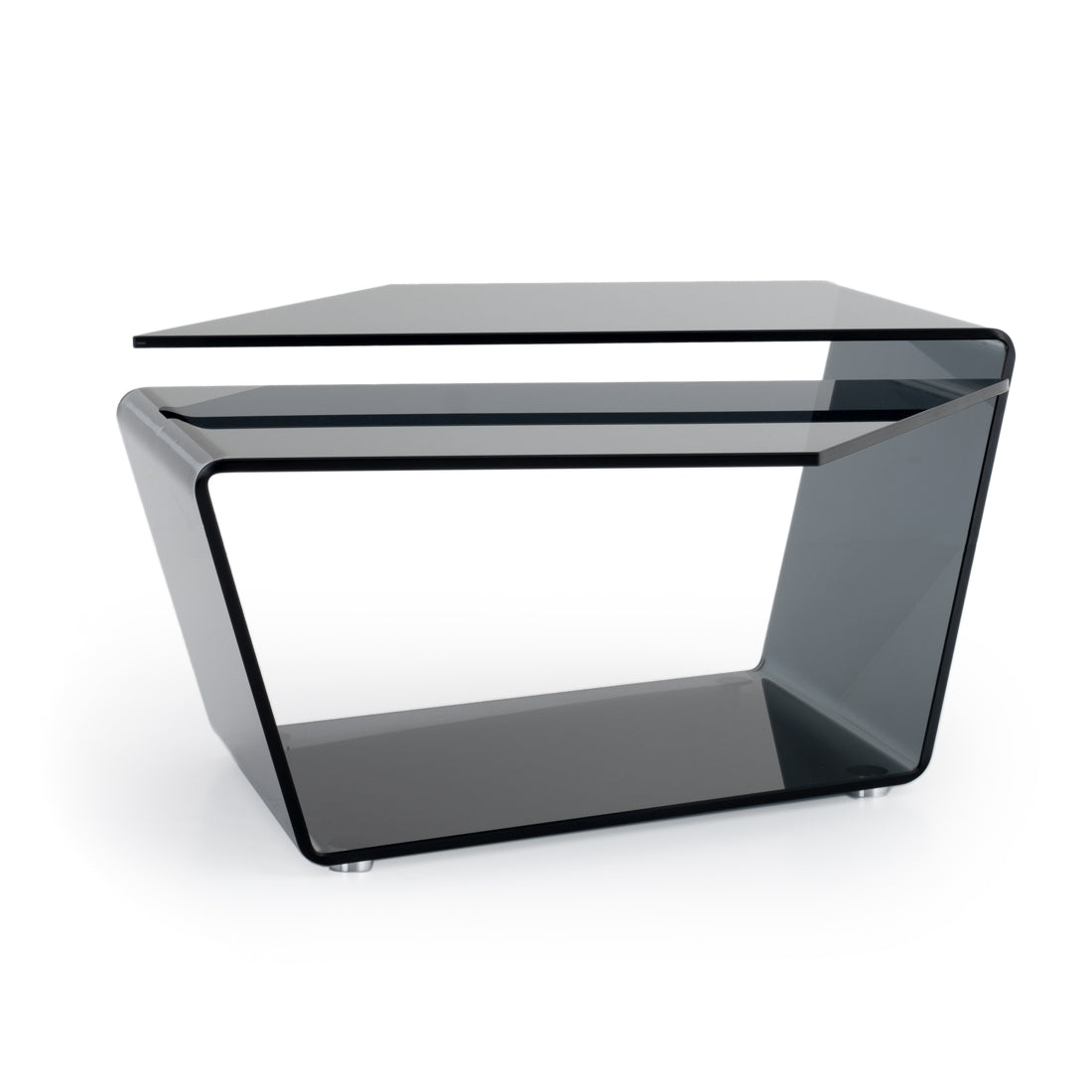 Waina Glass Coffee Table Black