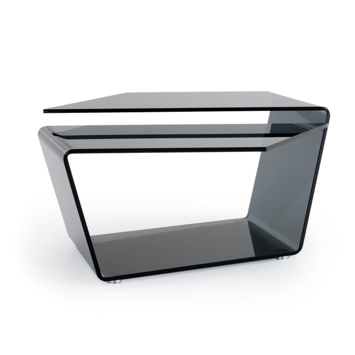 Waina Glass Coffee Table Black