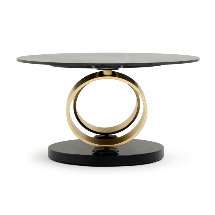 Whitten Ceramic Coffee Table Black