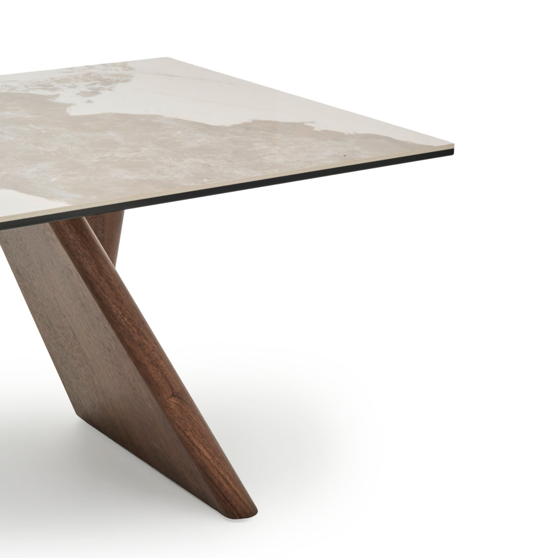 Emmeline Ceramic Coffee Table Light Brown