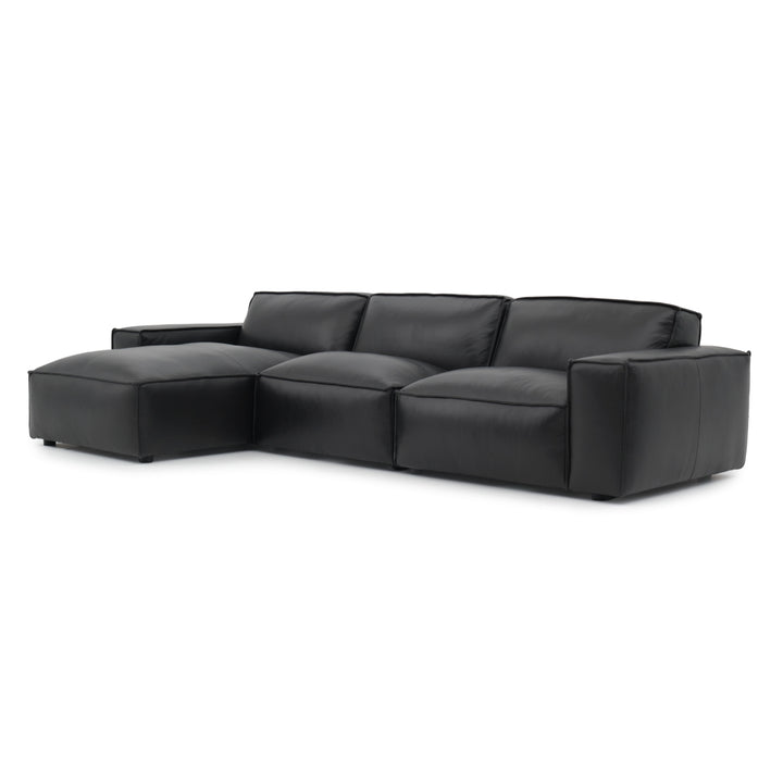 Nook Leather Modular Set Black