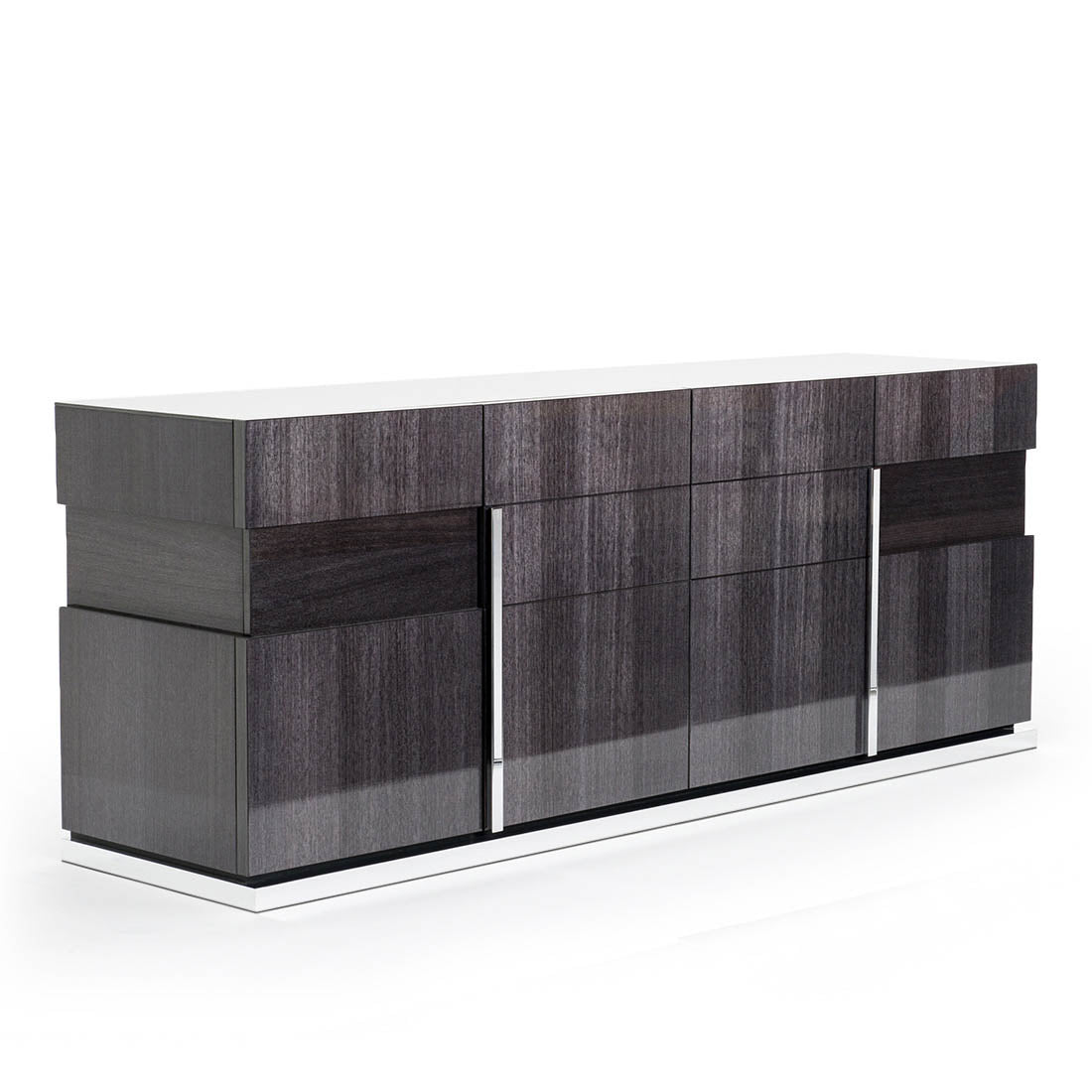 Carlyle Wood Sideboard Dark Grey