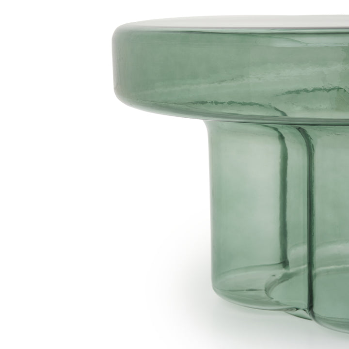 Eira Glass Coffee Table Aqua