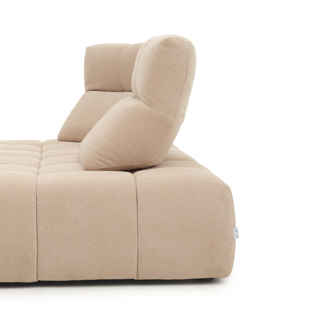 Nerida Fabric Sectional Sofa Beige