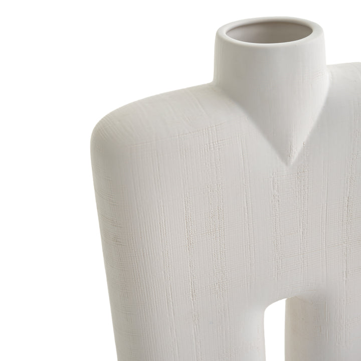 Essoto Ceramic Vase White