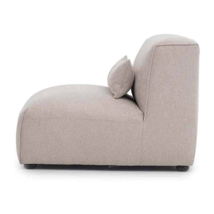 Ellemia Modular Armless Chair Beige