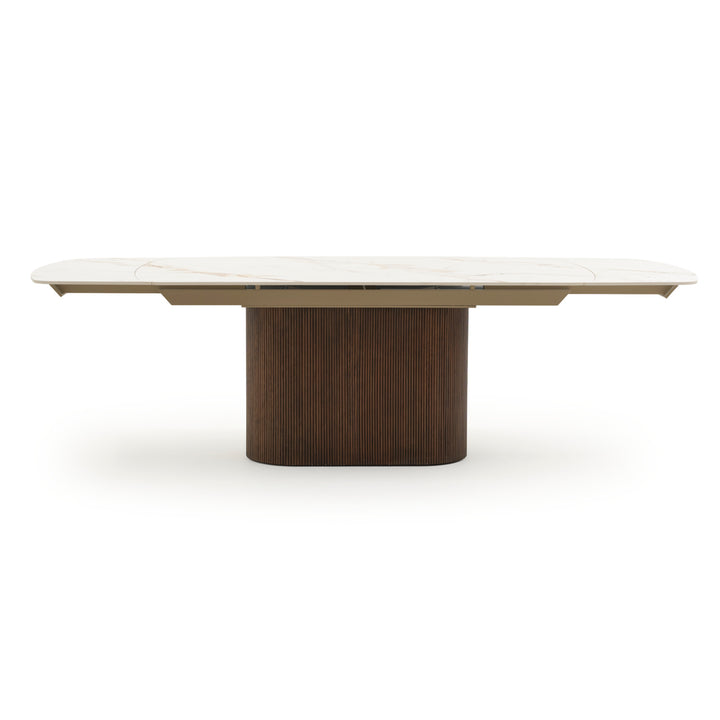 Esmeralda Extendable Dining Table White