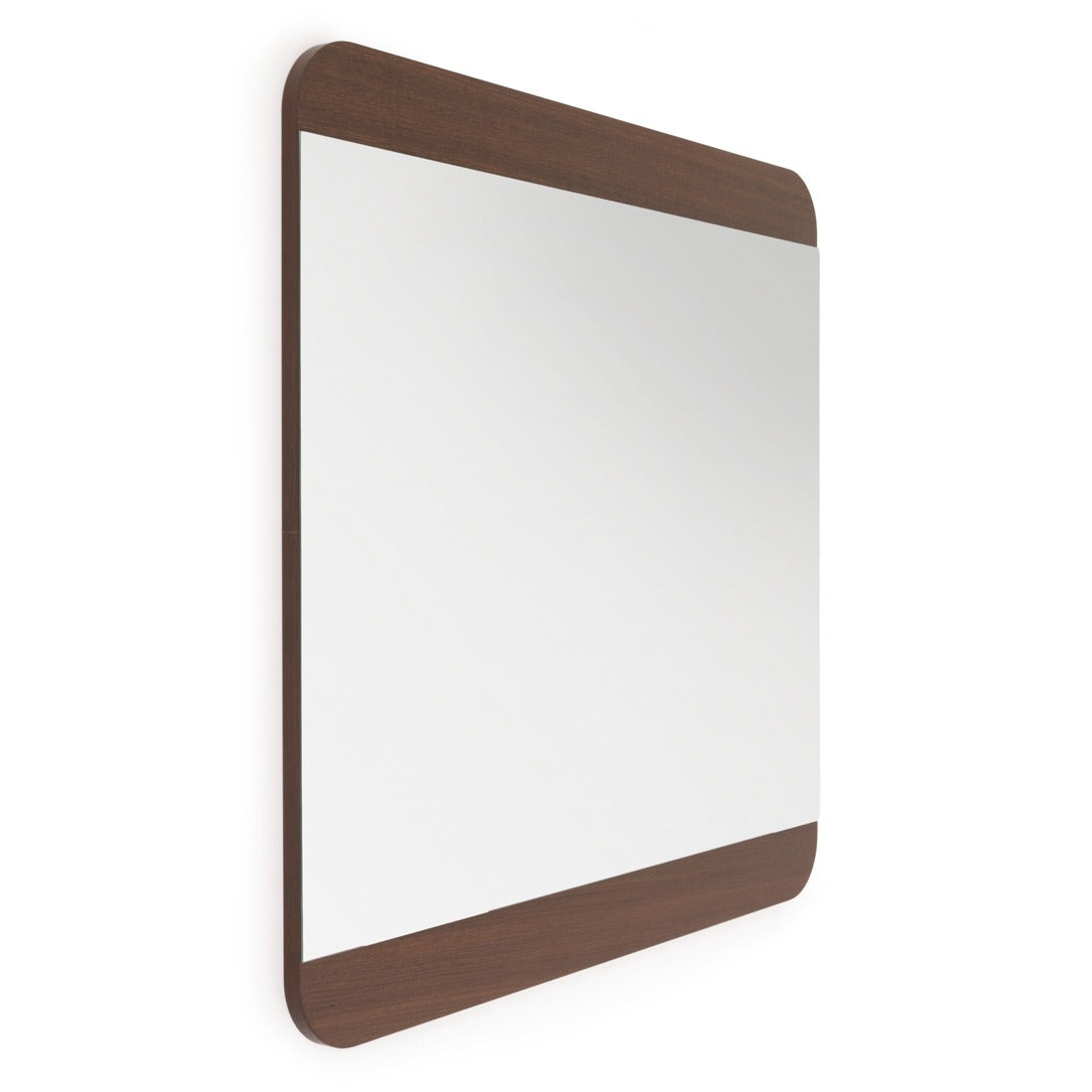 Wadena Wall Mirror Dark Brown