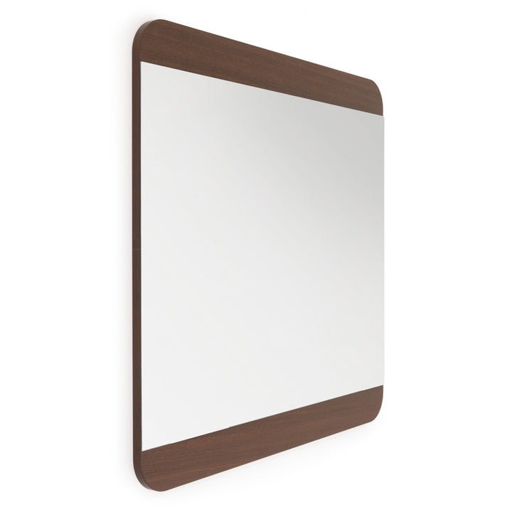 Wadena Wall Mirror Dark Brown