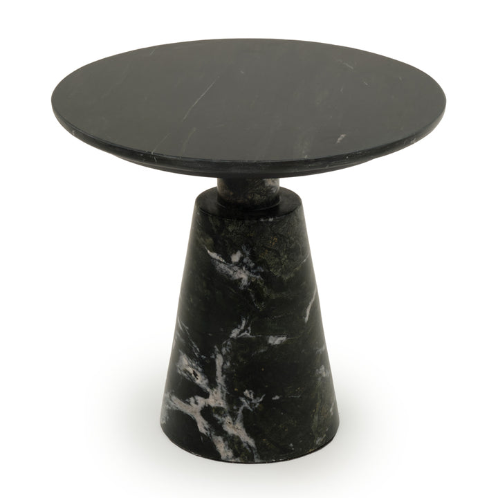 Esana Marble Accent Table Black