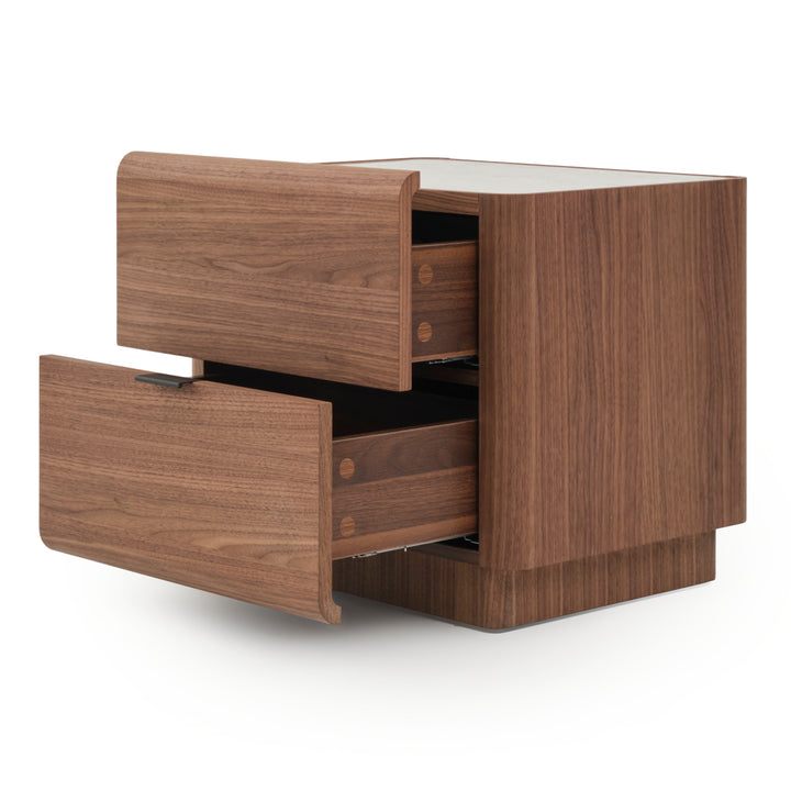 Evana Nightstand Dark Brown