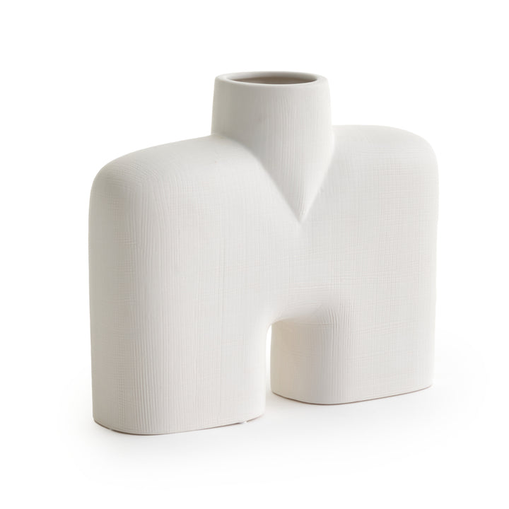 Essoto Ceramic Vase White
