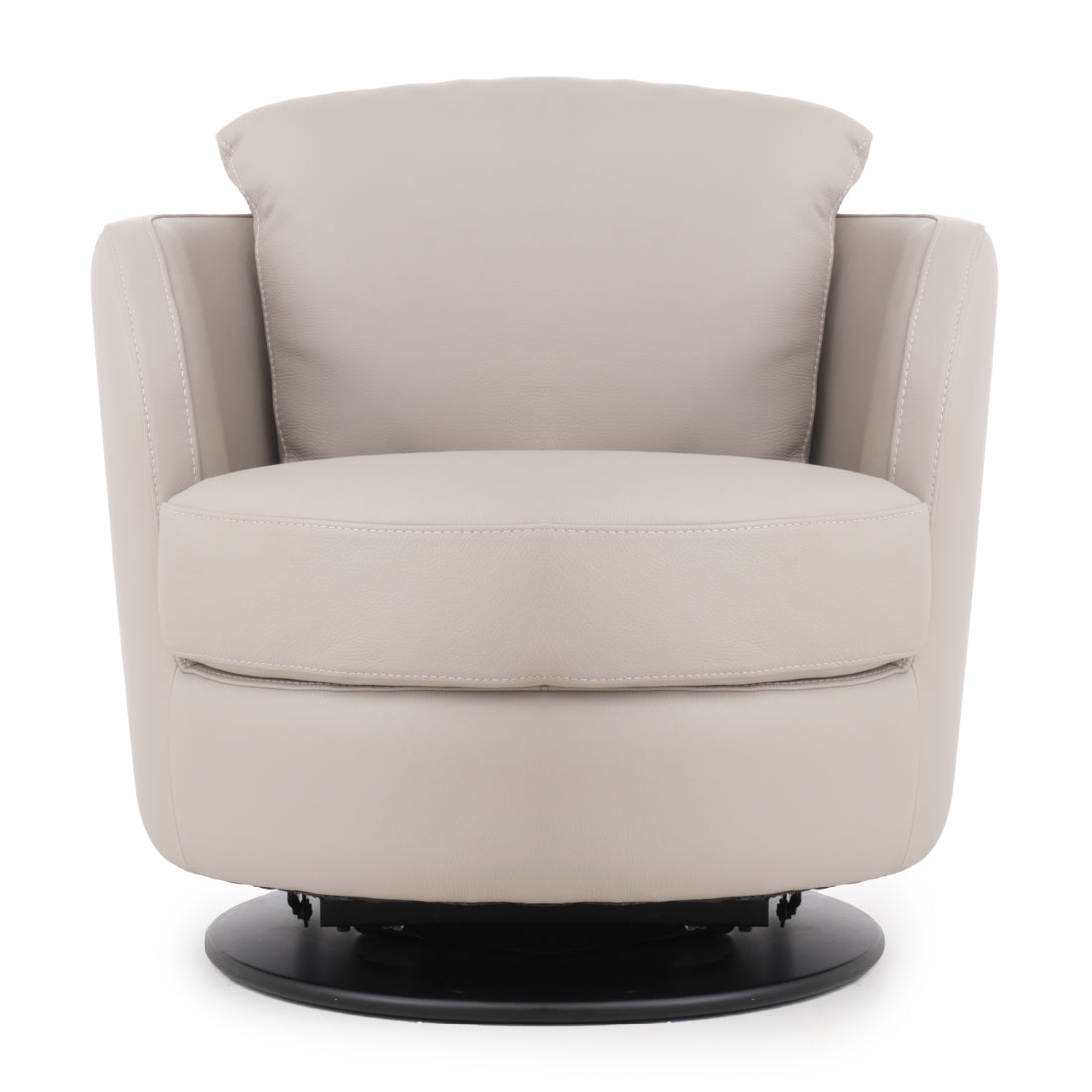 Wedia Swivel Accent Chair Light Grey