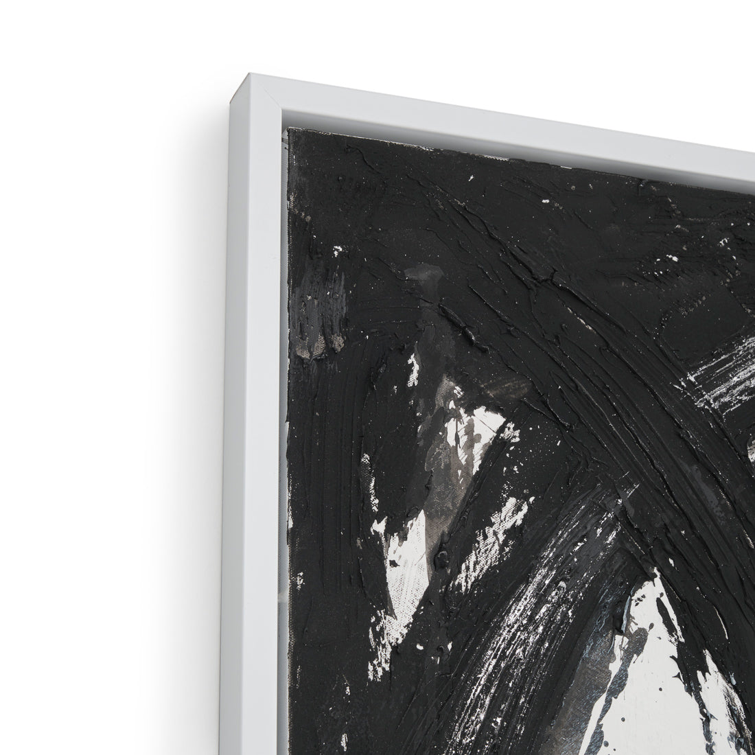 Eclat Painting on Canvas Black & White