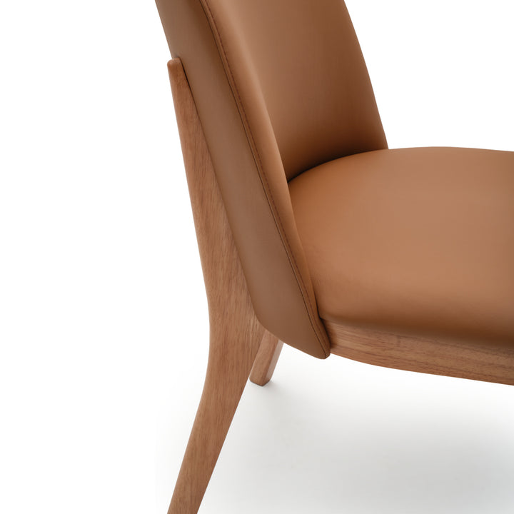 Evy Leather Chair Cognac