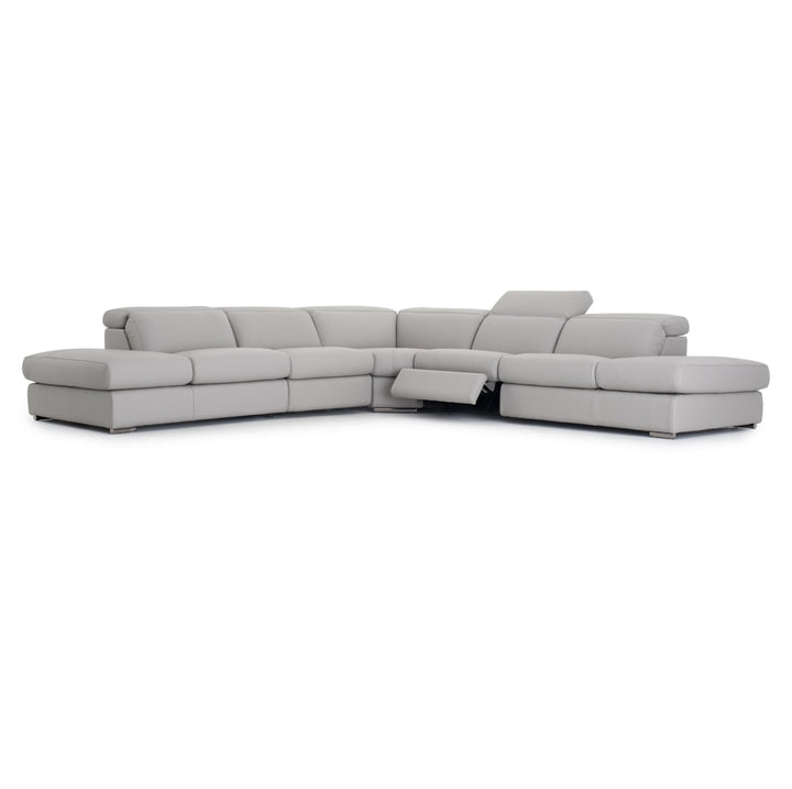 Whitmore Reclining Sectional Sofa Light Grey