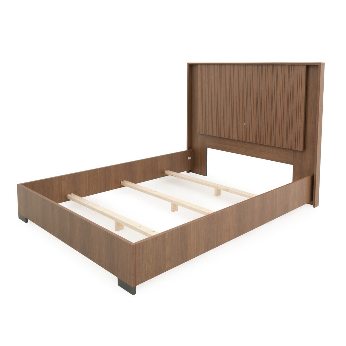 Nitmo Queen Bed Dark Brown