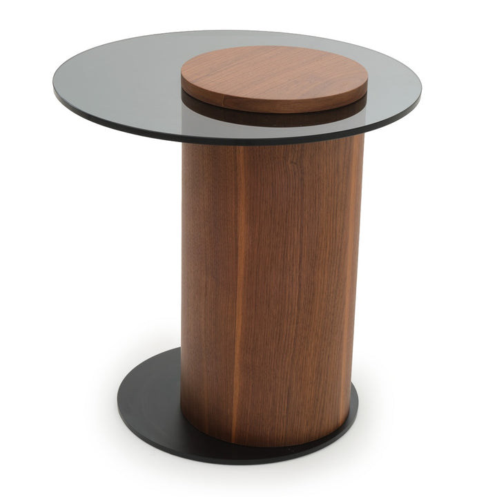 Wezley End Table Dark Brown