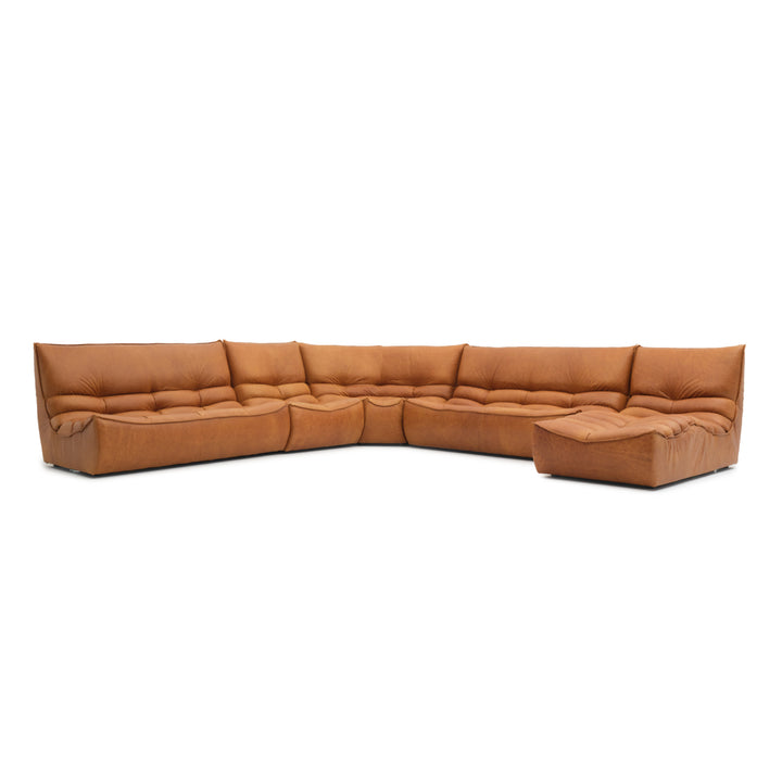 Nesto Leather Modular Set Cognac