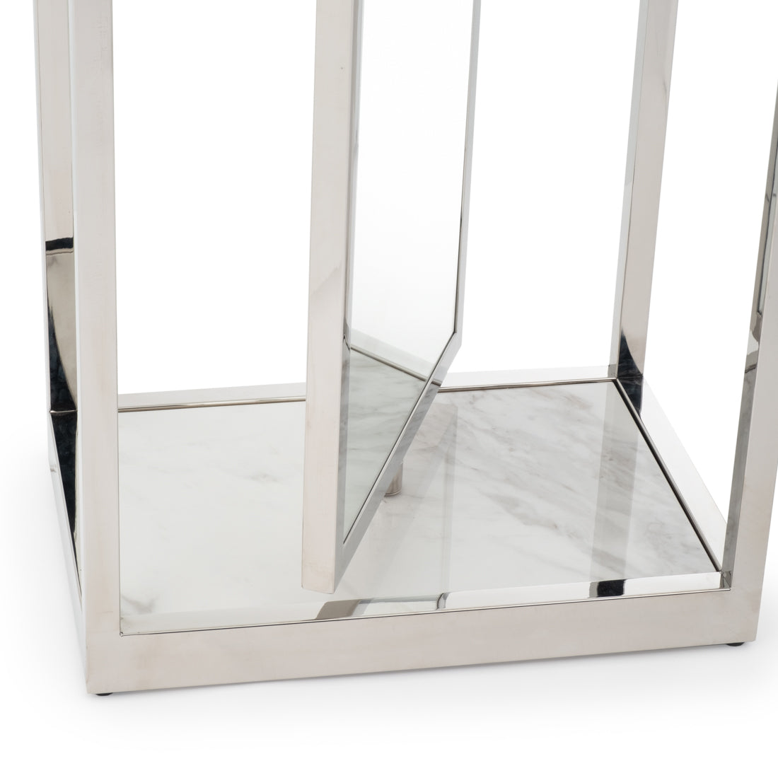 Warli Floor Mirror White