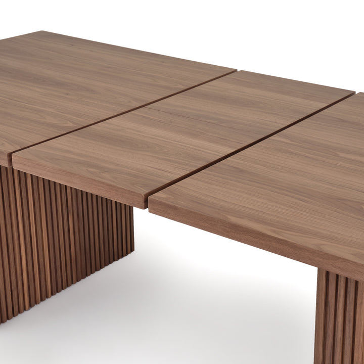 Emory Extendable Dining Table Dark Brown