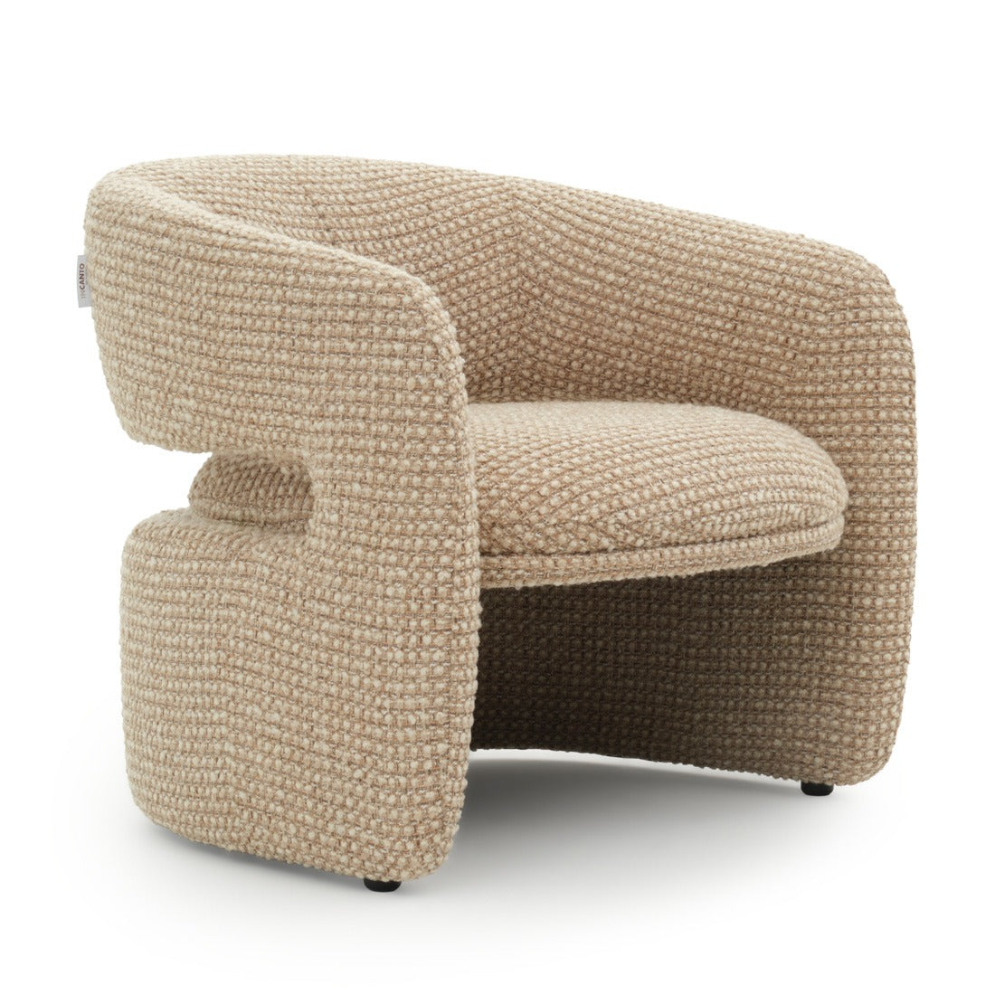 Willicia Fabric Accent Chair Beige