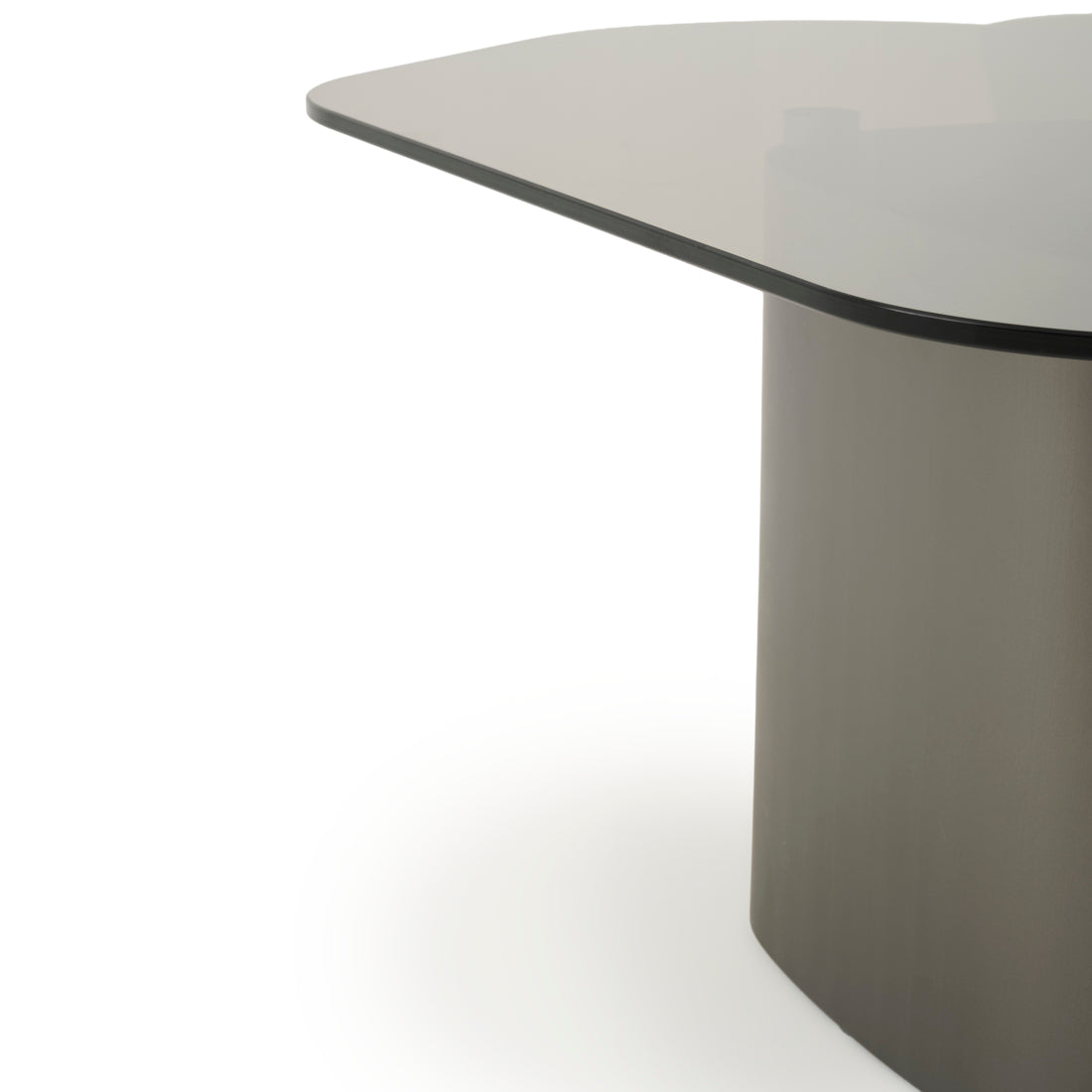 Whitford Glass Coffee Table Dark Grey