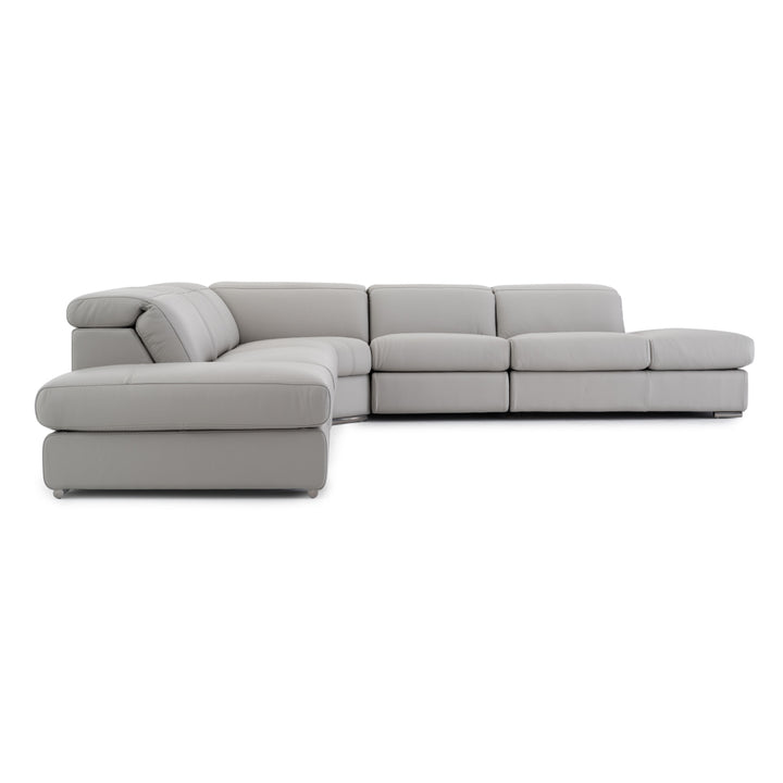 Whitmore Reclining Sectional Sofa Light Grey