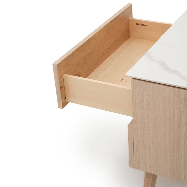 Elaina Nightstand Light Brown