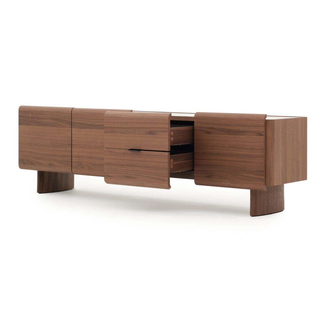 Evana TV and Entertainment Unit Dark Brown