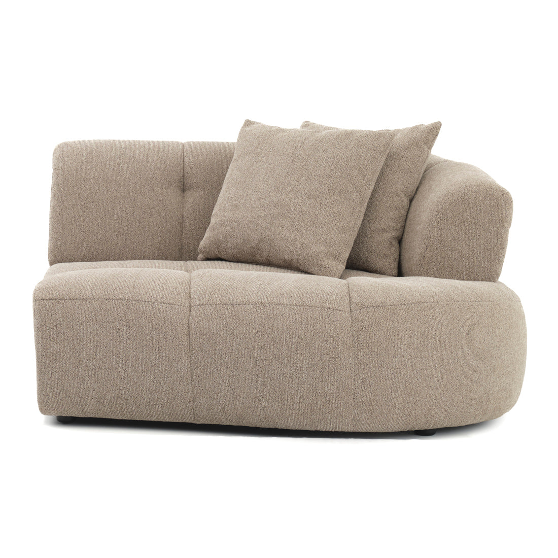 Edwina Modular Right Loveseat Taupe