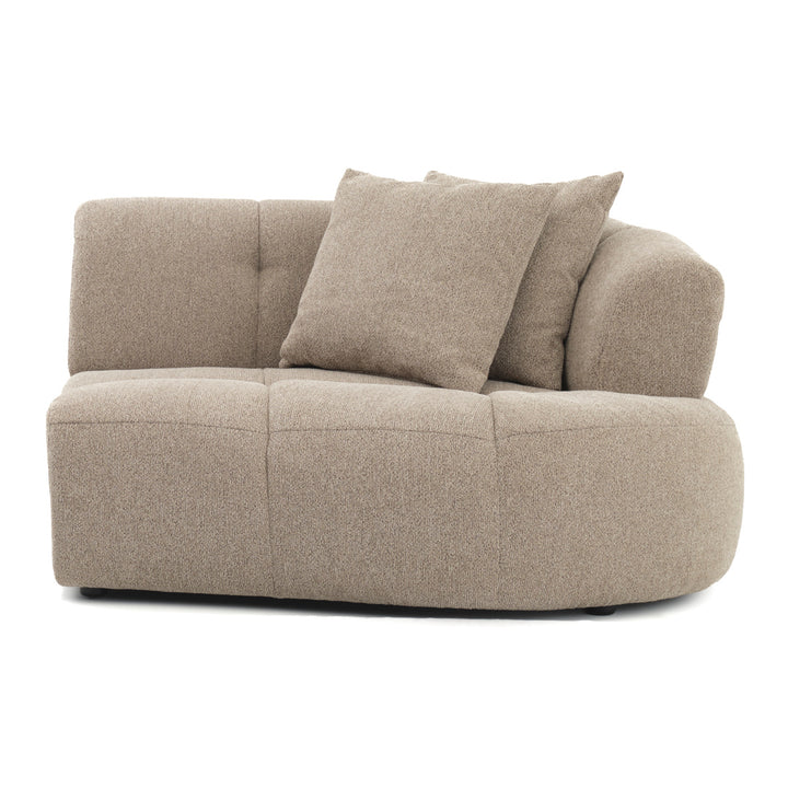 Edwina Modular Right Loveseat Taupe