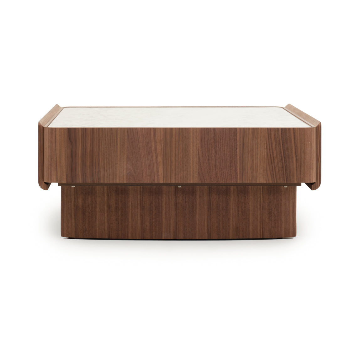 Evana Ceramic Coffee Table Dark Brown