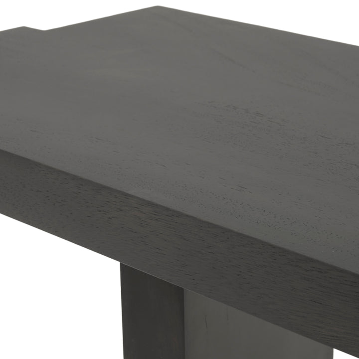 Shayla Wood Bench Black