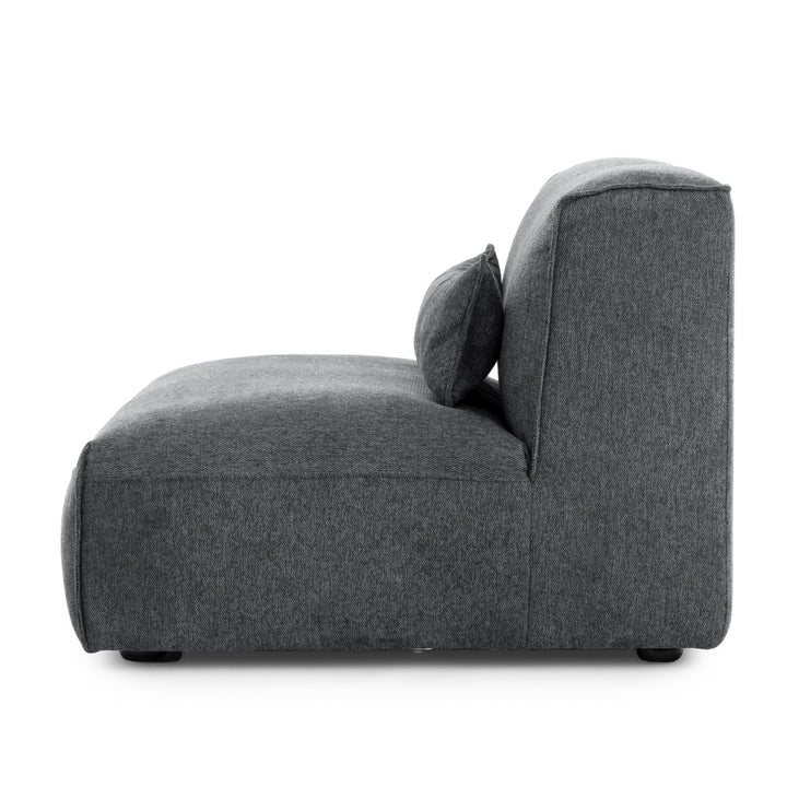 Ellemia Modular Armless Chair Dark Grey
