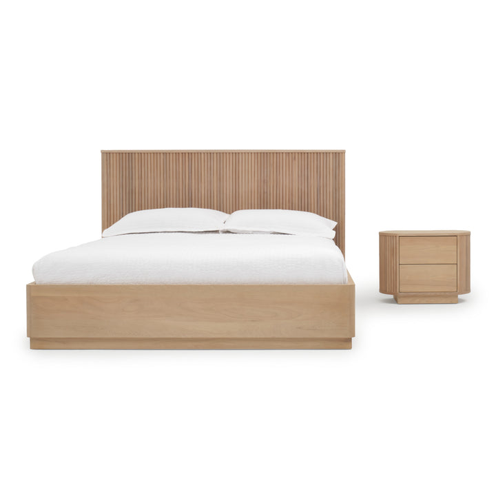Nibba King Bed Light Brown